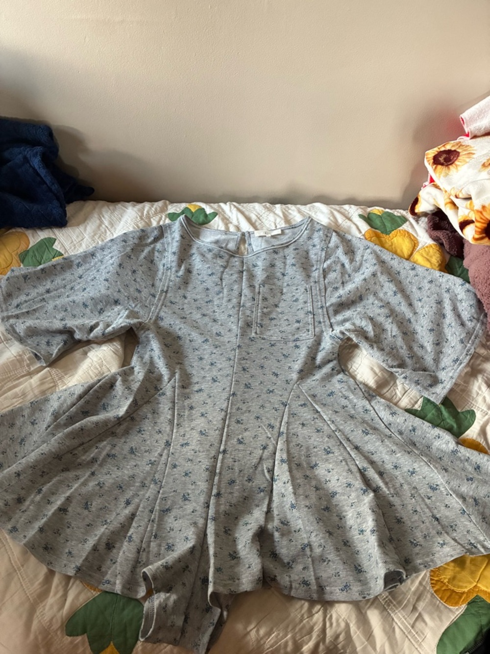 NWOT Floral Romper
